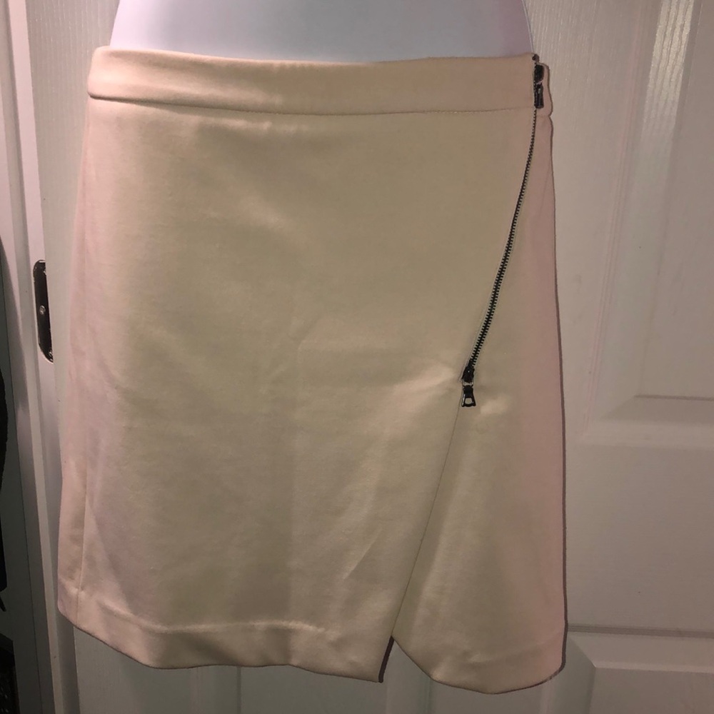 Porophrase Mini A-Line Skirt with Asymmetrical Slit